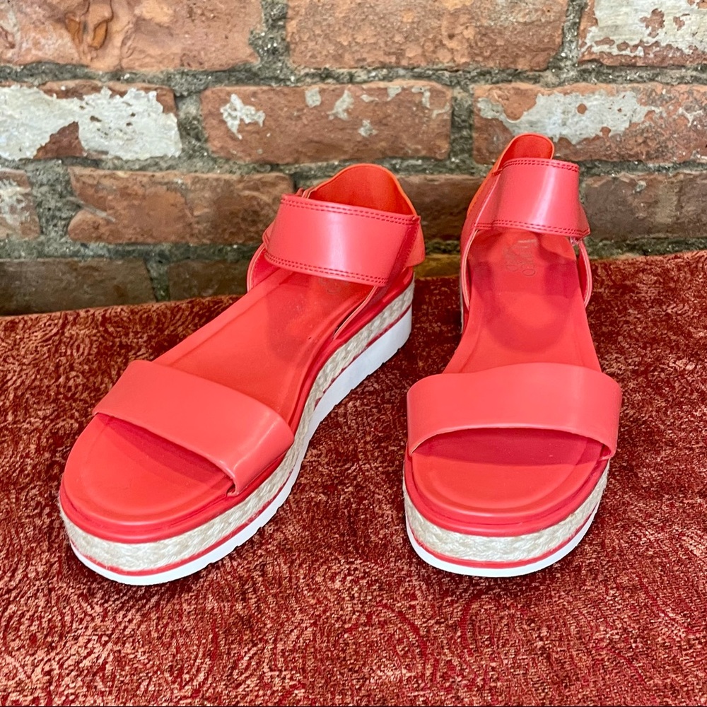 Franco Sarto Espadrille Platform Sandal Sz 8.5